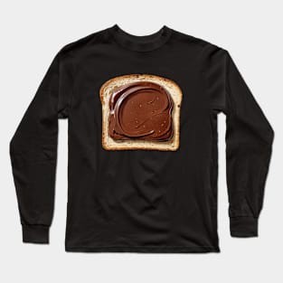 Chocolate Toast Sandwich Bread Vintage Yummy Kawaii Coffee Since Long Sleeve T-Shirt